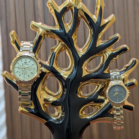 Gold TimeBond Couple Watches