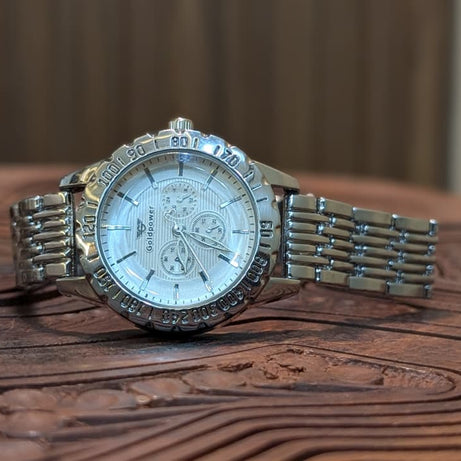 Silver Chronos Luxury Edition Watch