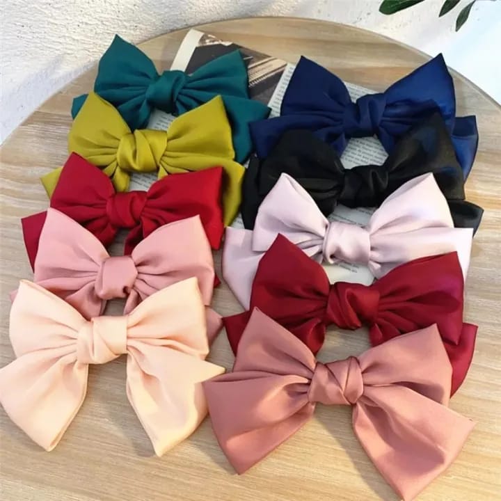 Pack of 5 New Big Bow Hair Clips For Women Cute Hair Accessories Latest Korean Fashion Hair Clip