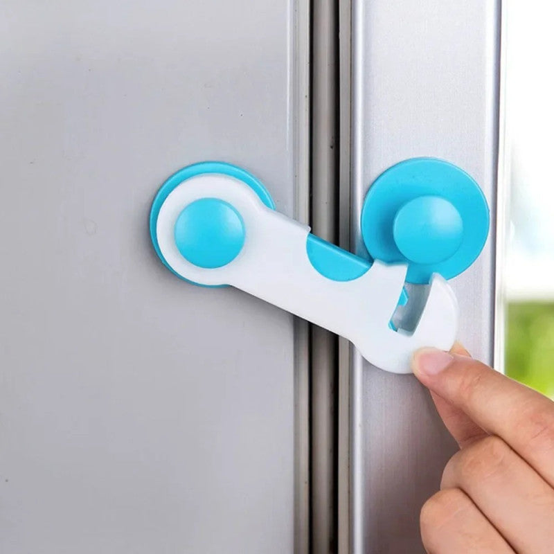 Pack of 10 Baby Safety Locks Child Protection Drawer and Cabinet Locks