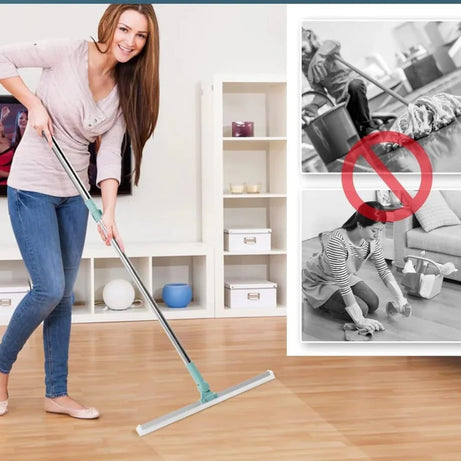 Silicone Magic Broom Floor Wiper