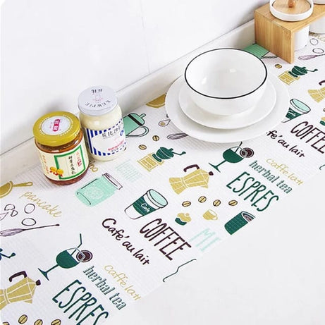 Waterproof Anti Slip Sheets For Shelves Cupboard Wardrobe Kitchen Cabinet Fridge and Dining Table