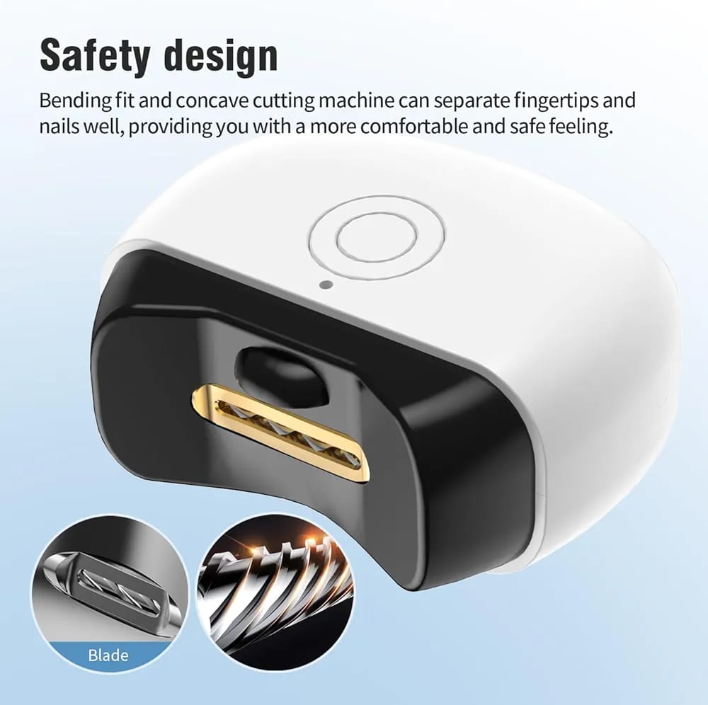 Adjustable USB Rechargeable Anti Pinch Automatic Electric Nail Clipper for Baby and Adult Use