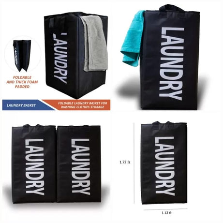 Foldable Foamic Laundry Basket Bag For Washing Dirty Clothes Storage