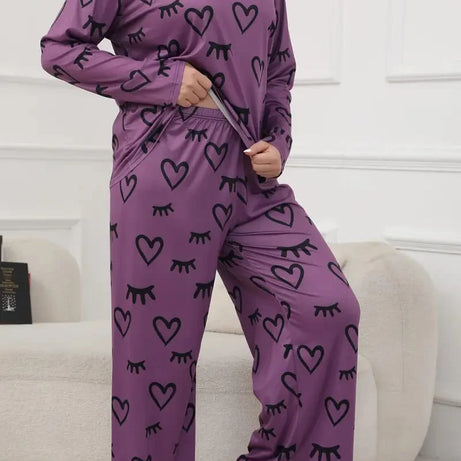 Purple Sleepy Love Nightwear
