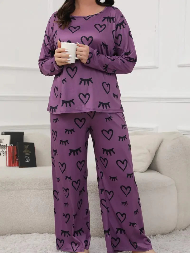 Purple Sleepy Love Nightwear