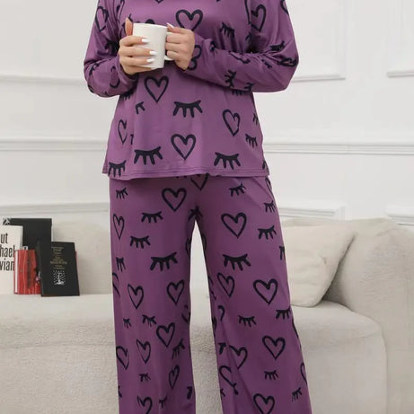 Purple Sleepy Love Nightwear