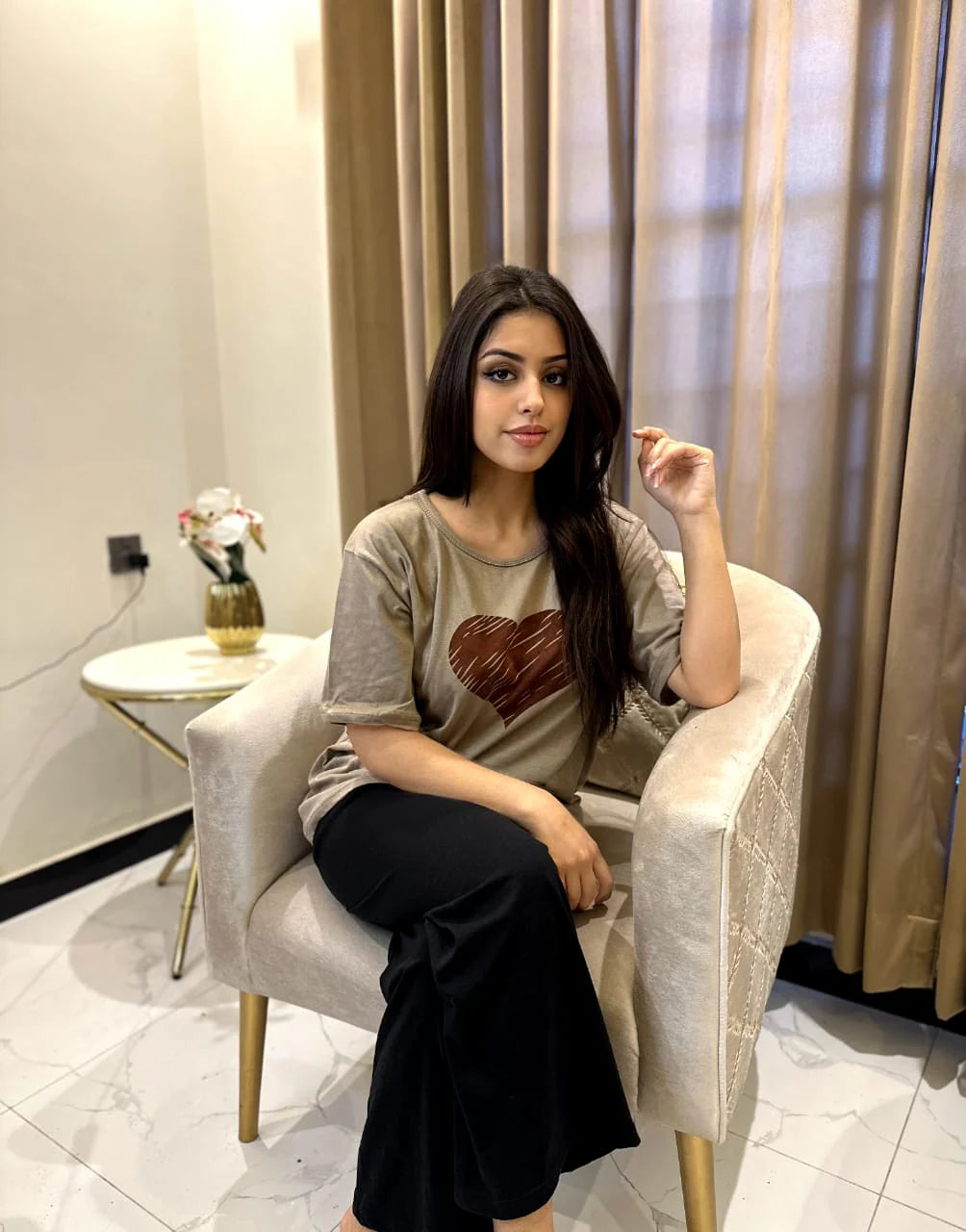 Caramel Heart Nightwear