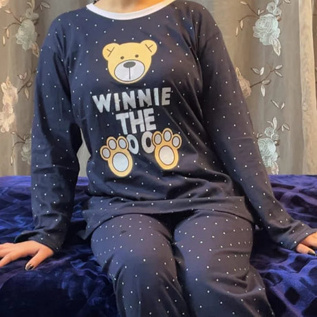 Blue Winni The Bear Night Suit