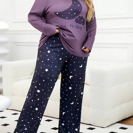 Purple Time To Sleep Nightwear