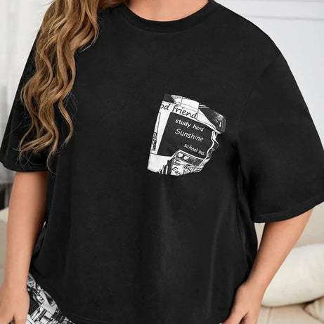 Dreams in Black & White Nightwear