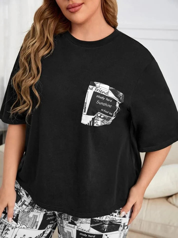 Dreams in Black & White Nightwear