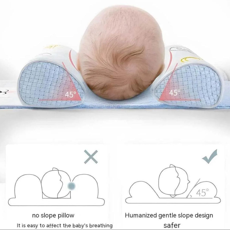 Adjustable Newborn Baby Head Shaping Pillow – Anti Flat Head Support