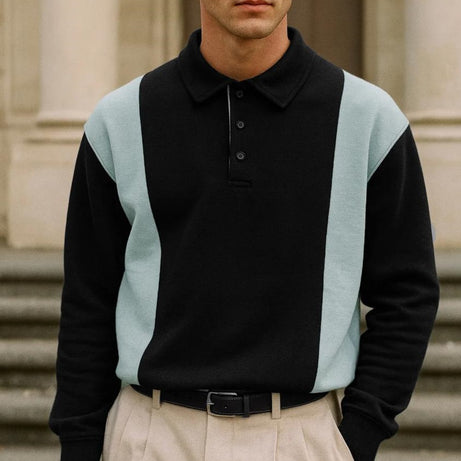 Panel Collar Sweatshirt