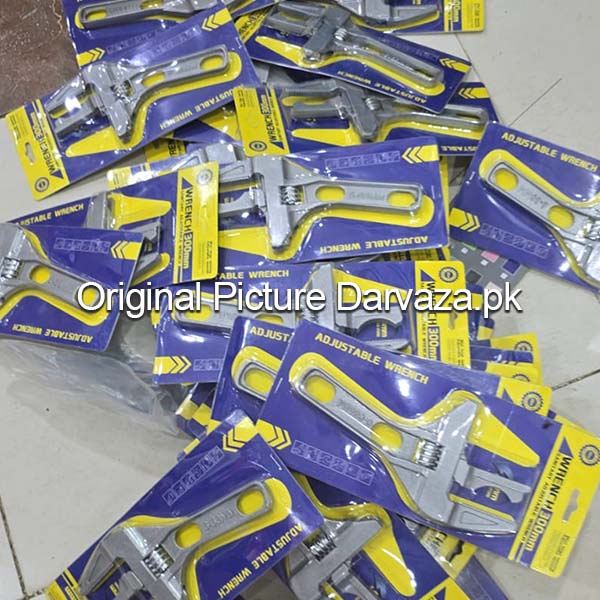 Multi-function Adjustable Large opening Universal Wrench with Twistable Round Tube