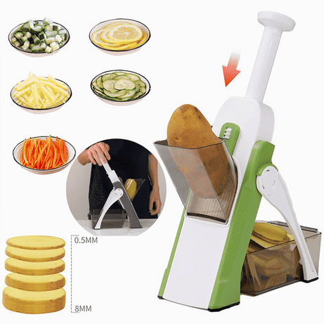 Imported Multifunctional Chopping Artifact, Good for Cutting, Mashing and Silicing, Save Time and Effort