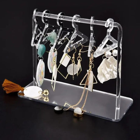 Mega Sale Offer - Imported Clear Acrylic Hanging Earing Display Jewelry Showing Case Earring Organizer Holder Trendy & Luxurious Rs 799