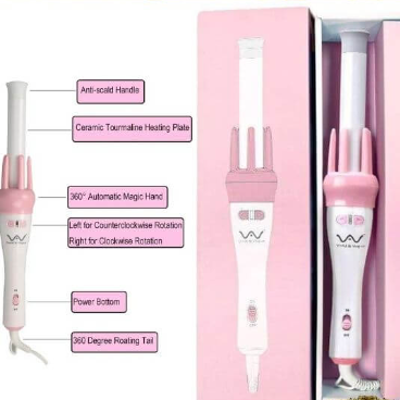 360° Rotation Automatic Ceramic Hair Roller Curling Iron Styling Wand - Ceramic Professional Automatic Curler