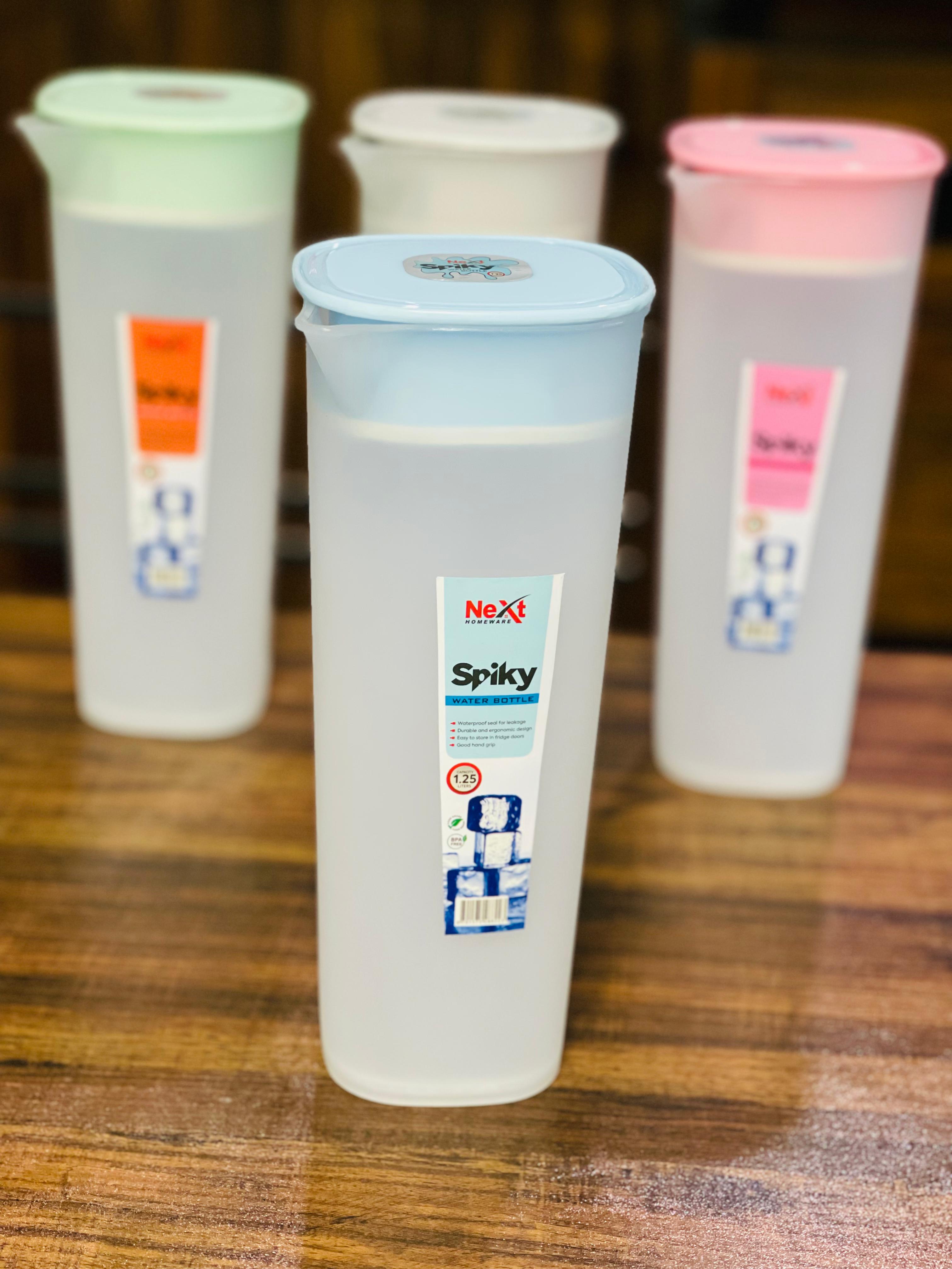 1.2 Liter Plastic Next Spiky Water Bottle For Home and Outdoor Use