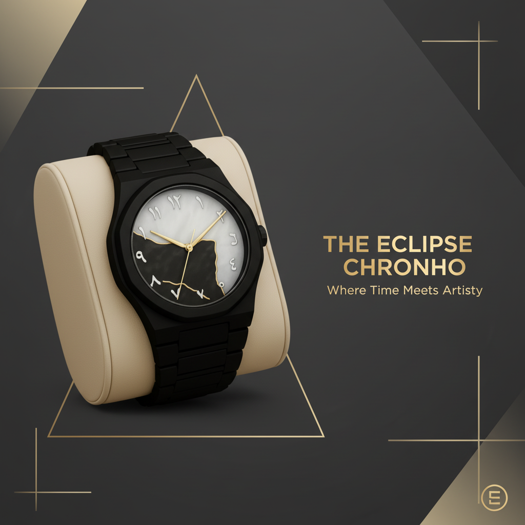 Black Classic Arabic Aura – Marble Storm Edition