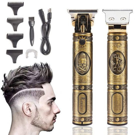 Vintage Rechargeable Hair Stainless Steel Trimmer