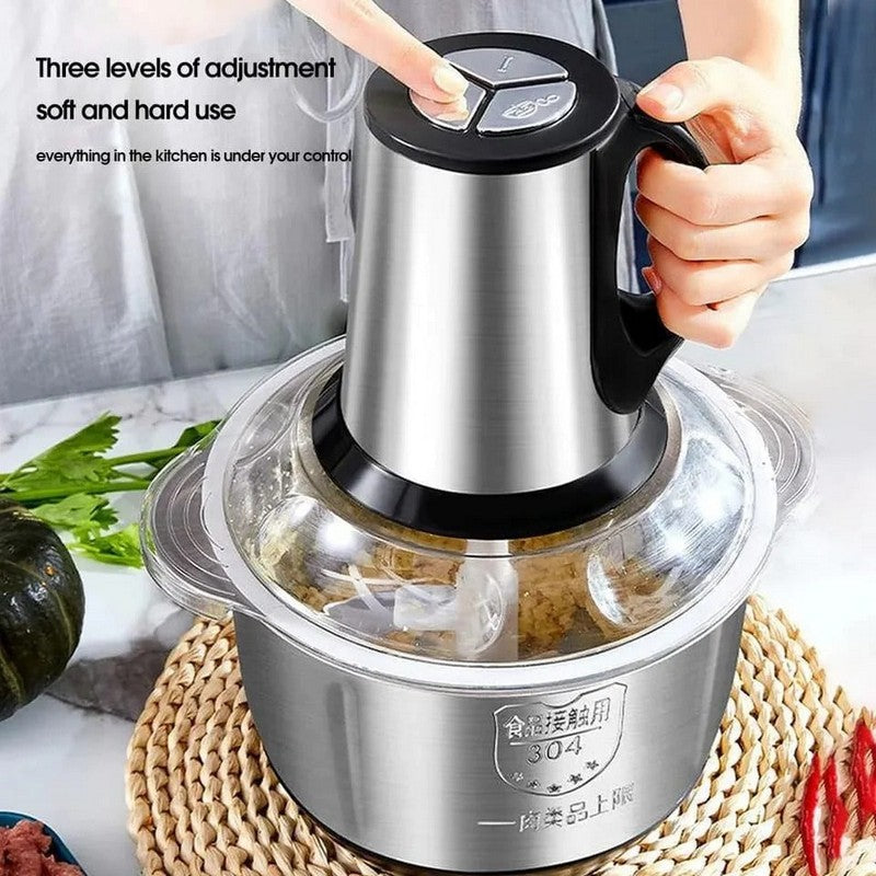 Multifunctional Electric High Power 3L Household Stainless Steel Meat Grinder and Blender &nbsp;Food Processor and Chopper