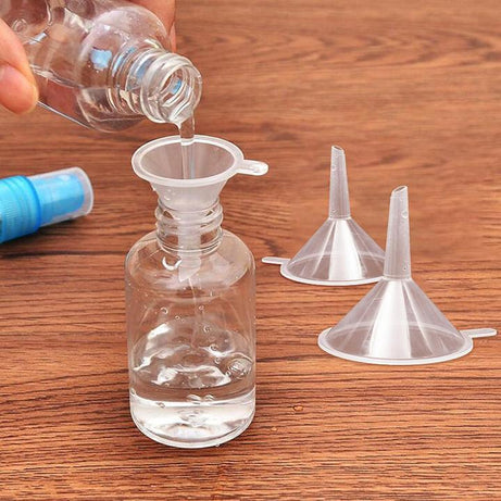 Transparent Mini Plastic Funnel (3 Pcs)
