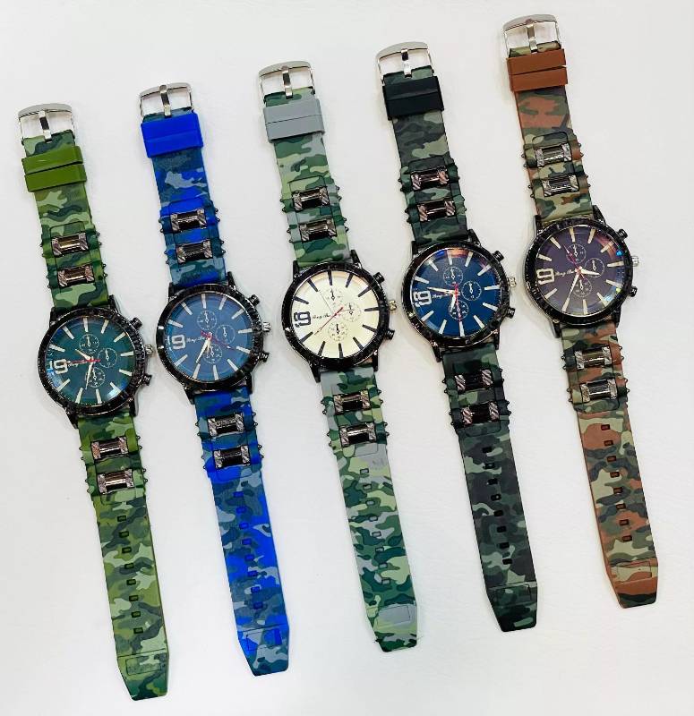 (Pack of 2) Force Time Army Analog Wristwatch For Men and Boys