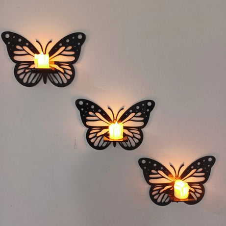 Wooden Butterfly Craft Set 3 Pcs
