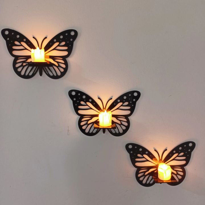Wooden Butterfly Craft Set 3 Pcs