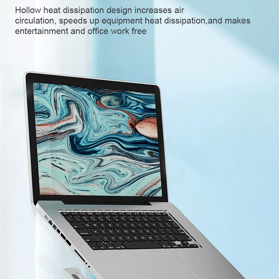 Laptop & Tablet Stand Non-slip ABS Adjustable Foldable Holder