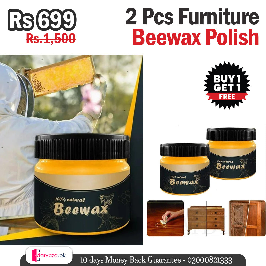Beewax Furniture Polish with Long Lasting Cleaning and Shine Formula