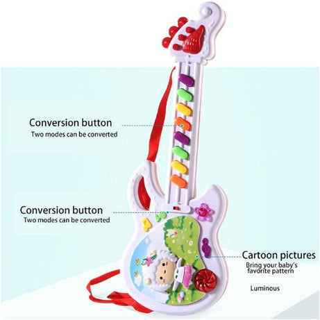 Plastic Musicals Guitar Piano for Kids Toy