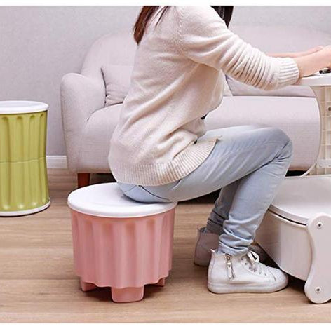 2 Pcs Multipurpose Drum Storage Stool and Sitting Chair