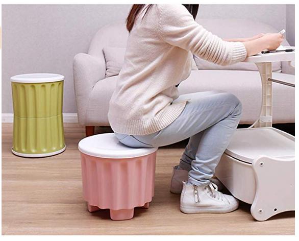 2 Pcs Multipurpose Drum Storage Stool and Sitting Chair