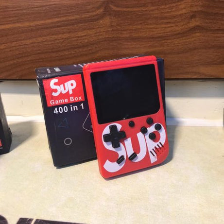 Handheld SUP Retro Game Box Console with Dual Controller and Built-in 400 in 1 Games