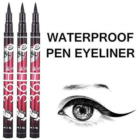 Pack Of 4 Yanqina 36H Liquid Eye Pencil Liner