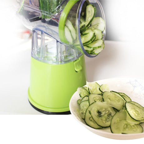 Multifunctional Manual Vegetable Spiral Slicer Cutter with Premium Hand Rotary Grater Drum Rs 1999