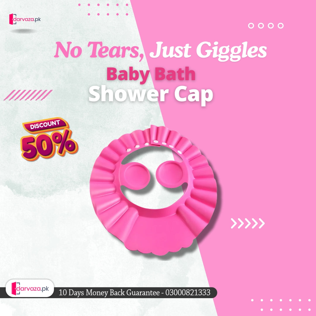 Children’s Baby Bath Shower Cap – Shampoo Shield Hat