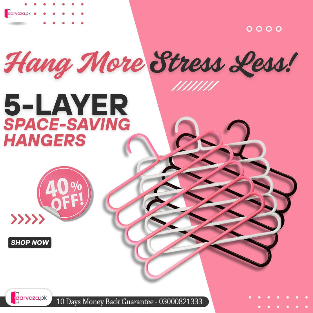 5-Layer Multifunctional Clothes Hanger