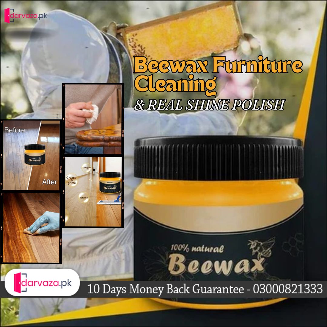 Beewax Furniture Polish with Long Lasting Cleaning and Shine Formula