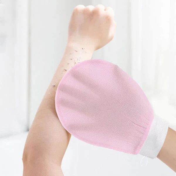 Buy 1 get 2 Free Exfoliating Gloves Bath Washcloth Scrub Mitt for Body – Reveal Your True Glow!