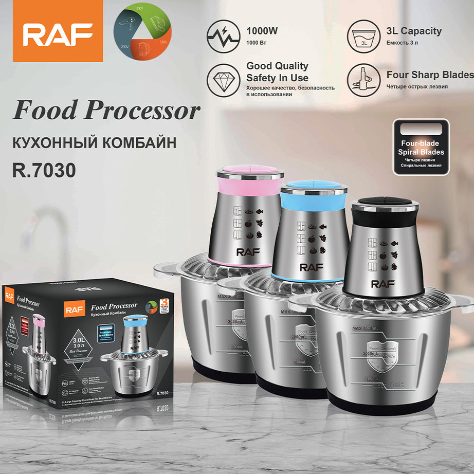 Multifunctional Electric High Power 3L Household Stainless Steel Meat Grinder and Blender &nbsp;Food Processor and Chopper