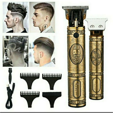 Luxurious Gold Style electric hair trimmer Rechargeable