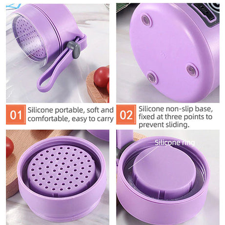 USB Rechargeable Juicer 6 Blades Electric Blender Portable Mixer