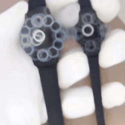 (Pack of 2) D Com Quartz Stainless Steel Clock Dial Analog Wristwatch For Men and Women