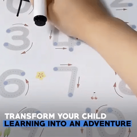 Magic Tracing Workbook Set Reusable Calligraphy Practice Drawing Copybook Learning Game Book