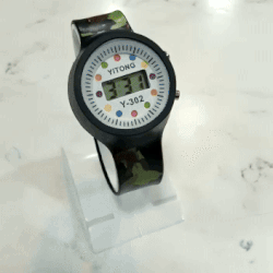 (Pack of 3) Fancy Yitong Y 302 Kids Plastic Digital Watch For Children