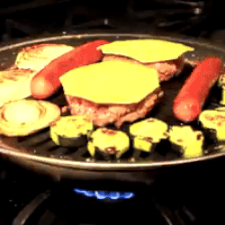 Non Stick Smokeless BBQ Stove Top Grill For Kitchen and Outdoor