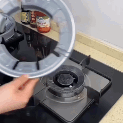 Stainless Steel Gas Stove Saver Windproof Cover Burner Stand